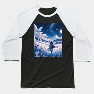 Samurai - Anime Art Baseball T-Shirt